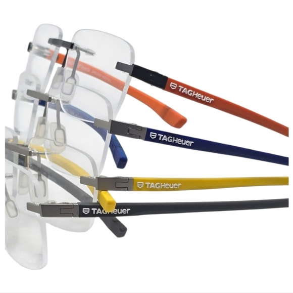 TAG Heuer Men´s Rimless Glasses - Orange, Blue,...